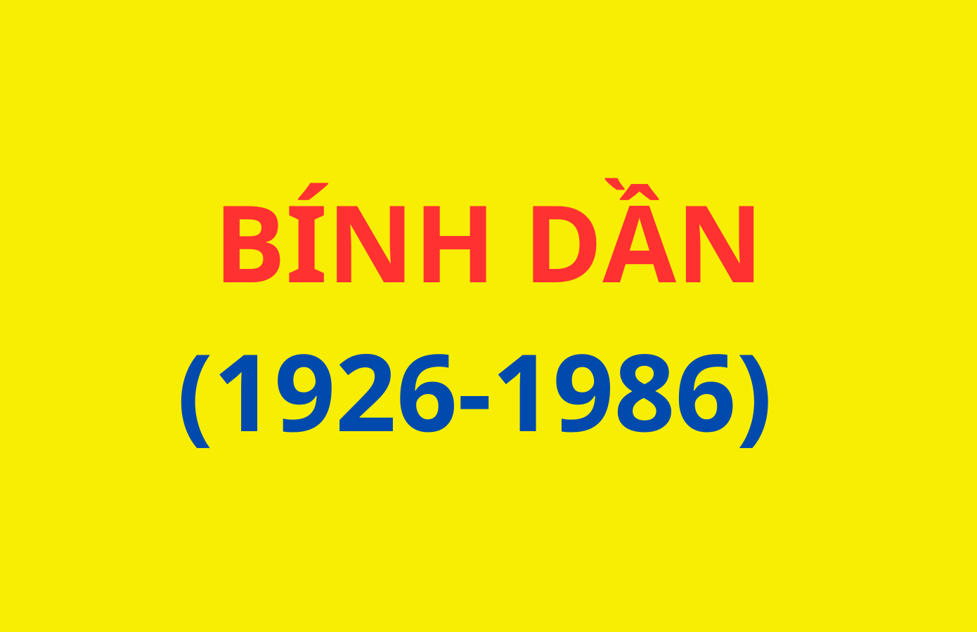 Bính Dần:1926 1986: Lư Trung Hoả ( Con Cọp ở Sơn Lâm)